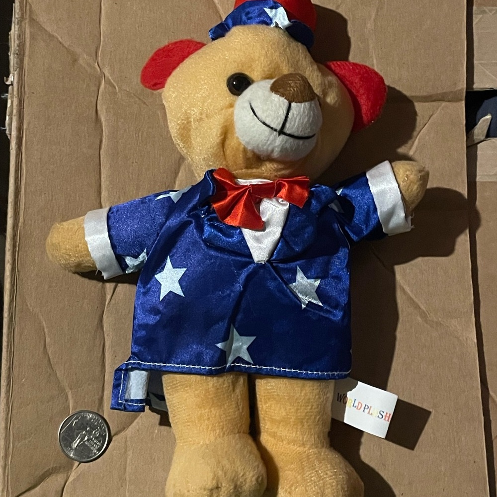 Plush toys 6”-8” 4th July